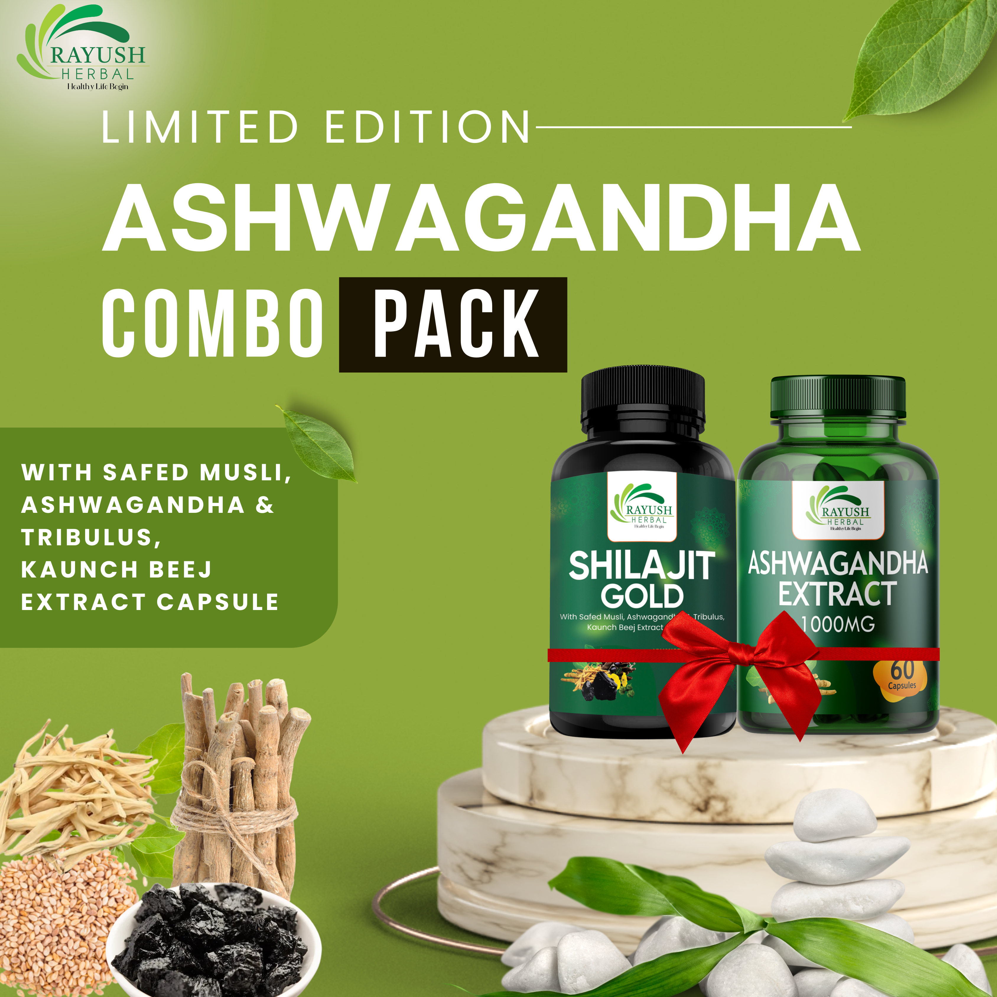 Ashwagandha Boost Wellness Complex for Energy & Stamina