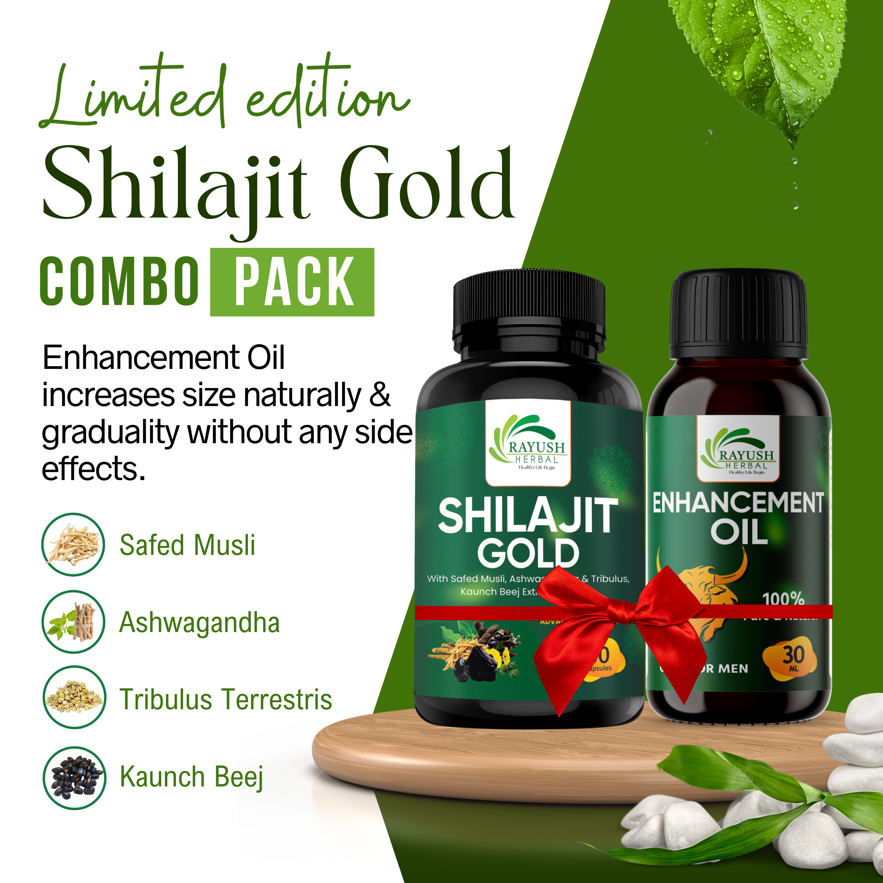 Shilajit Active Plus Oil for Natural Strength & Vitality