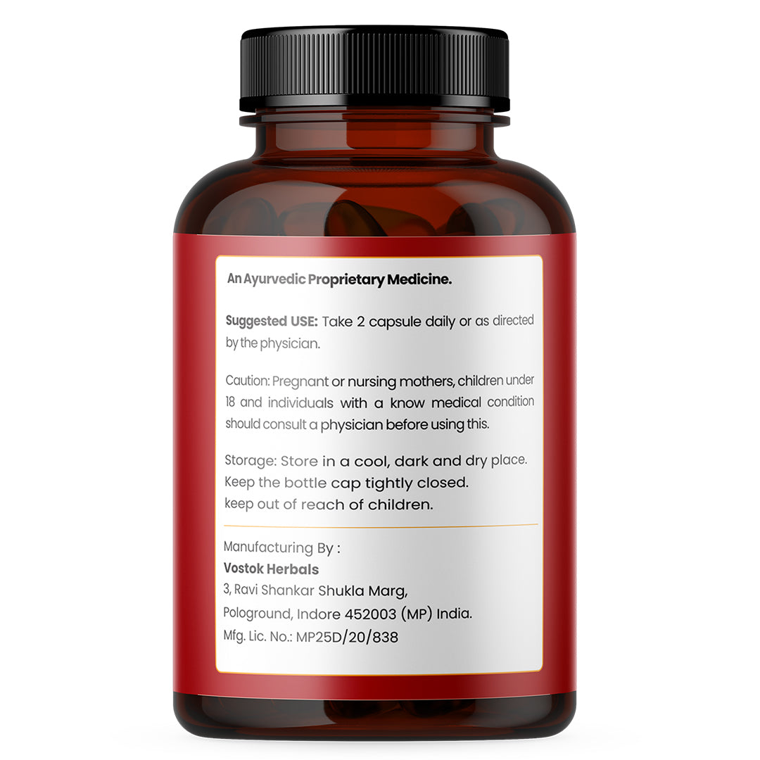 Rayush Herbal Apple Cider Vinegar | Improves Digestive Health & Removes Toxins | Maintain Healthy Weight | 60 Capsules
