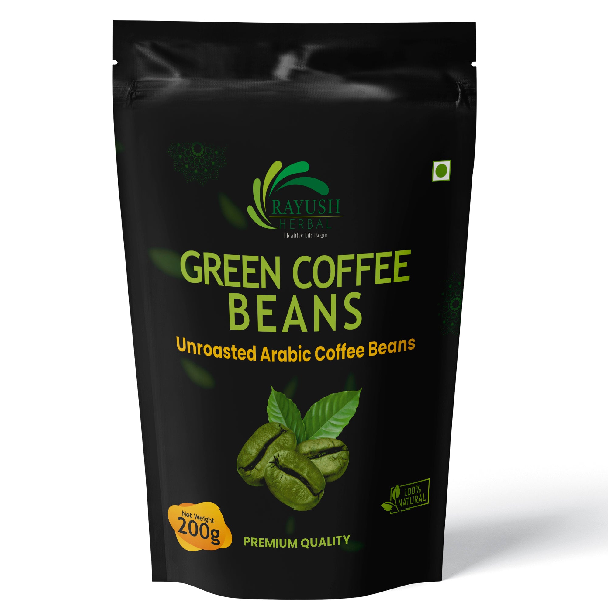 Organic Green Coffee Beans Powder