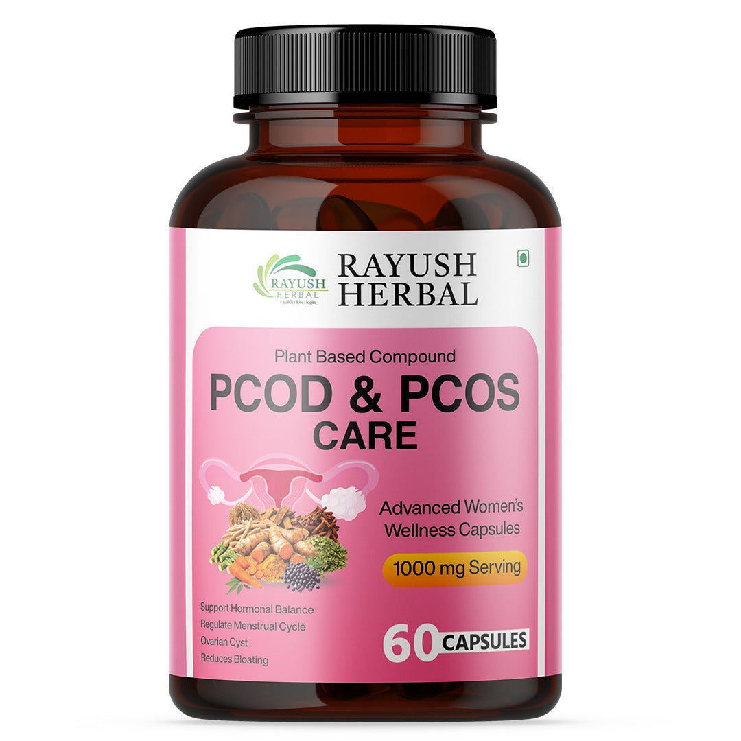 PCOD & PCOS CARE Advanced Women's Wellness Capsules | 1000 mg Serving | 60 CAPSULES